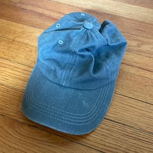 Grey baseball hat